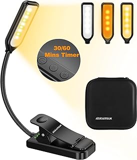 Best clip reading light for bed with timer