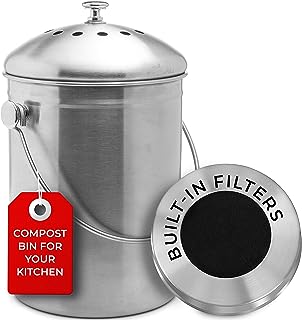 Best compost bin for kitchen counter made in usa