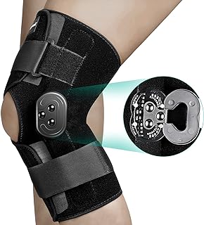 Best locking hinged knee brace