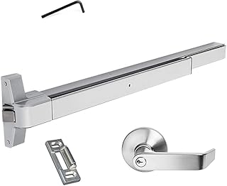 Best security latch for double doors with push bar exit devices