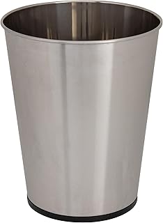 Best brushed nickel trash can for bathroom