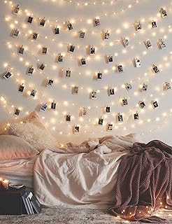 Best string lights for bedroom for hanging pictures 2