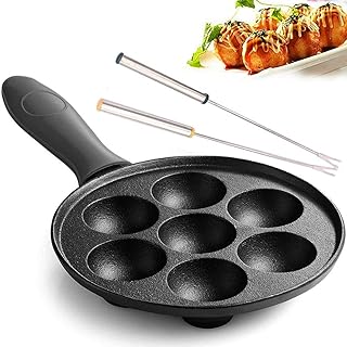 Best cast iron pan for danish stuffed pancake ball