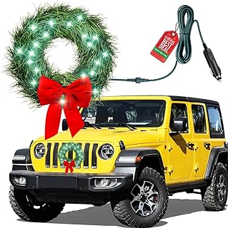 Best christmas wreath for a golf cart